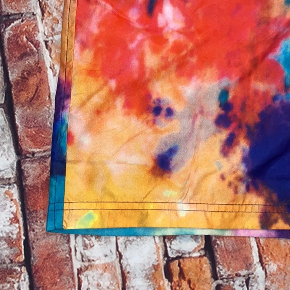 Broken Thread Size Small Multicolor rainbow swimming trunks - Picture 4 of 8